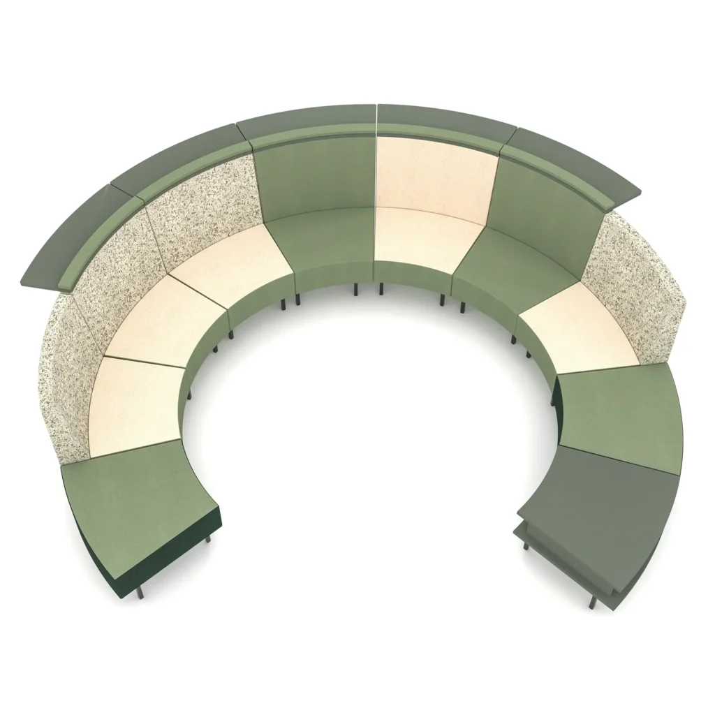 Basix curved modular by Klaro