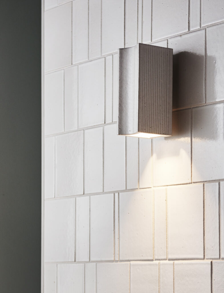 Flute wall light by Anchor
