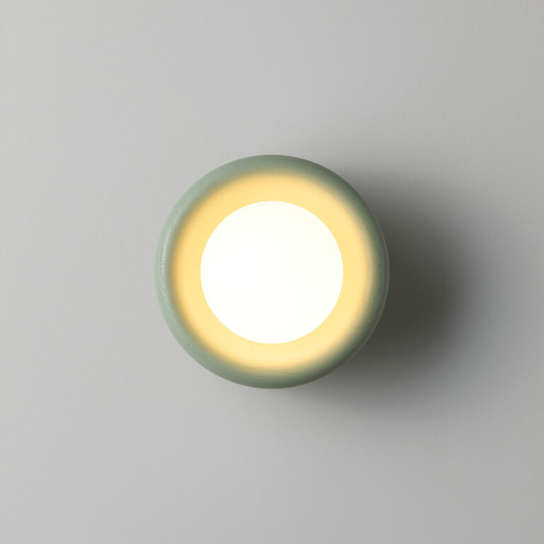 Silo timber sconce by Fluxwood